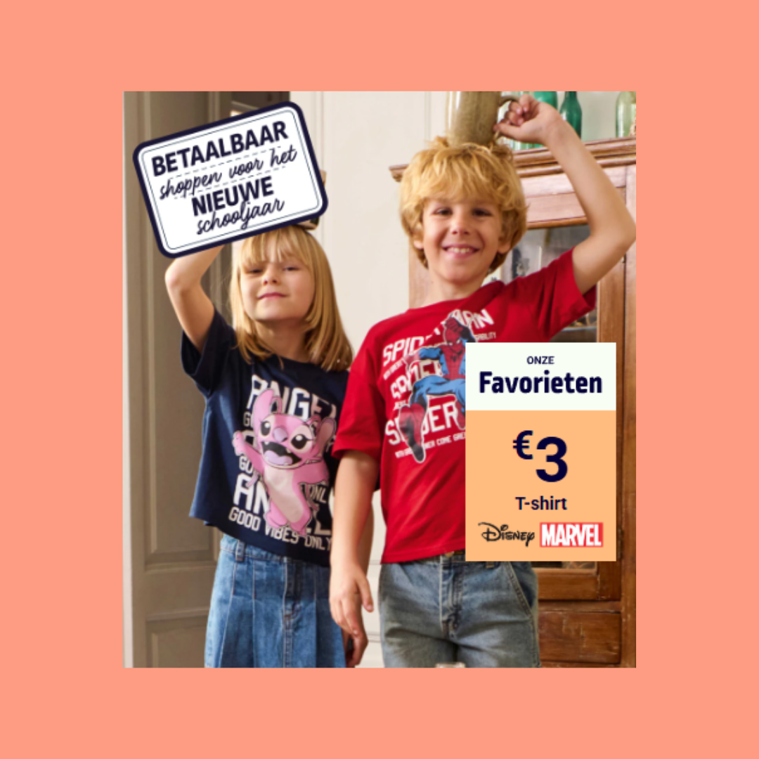 Bereid je voor op het nieuwe schooljaar met Kiabi